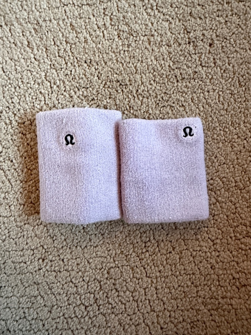 lululemon athletica Pink Wrist Sweatbands